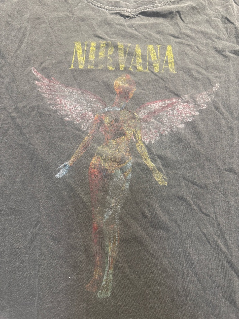 Vintage Nirvana Distressed Band Tee - Picture 2 of 9